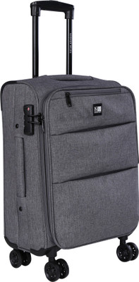 

Nasher Miles London Expander Soft Side Checkin Luggage| Grey Melange  Inch /65CM Trolley/Travel/Tourist Bag Expandable Check-in Luggage -  inch(Grey