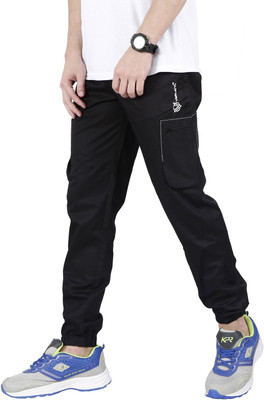 28 OFF on VERSATYL Solid Men Black Track Pants on Flipkart