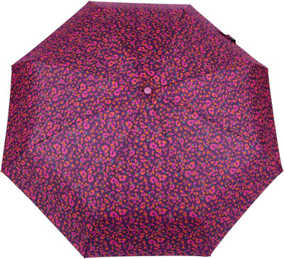 

FabSeasons 5 fold Floral Printed Small Compact Manual Umbrella which fits in your Handbag for women Umbrella(Pink)