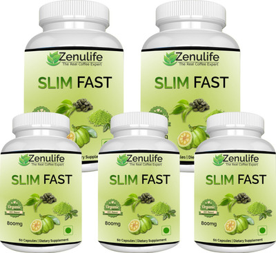 

zenulife Pure Garcinia Cambogia 100% Natural Extract, Weight Loss Pill, Appetite Suppressant, carb blocker and burn fat formula for Women and man, 60% HCA, 60 Veg Capsules (Pack of 4) (60 No)(60 No)