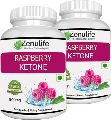 

zenulife Raspberry Ketones, Garcinia Cambogia & Green Tea - 60 Capsules Pack of 4 (60 No)(60 No)