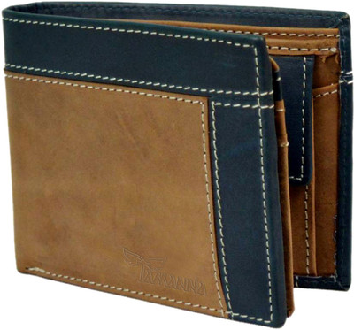 

Tamanna Men Brown, Blue Genuine Leather Wallet(6 Card Slots), Brown;bule