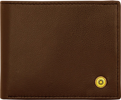 

POLLSTAR Men Tan Genuine Leather Wallet(4 Card Slots)