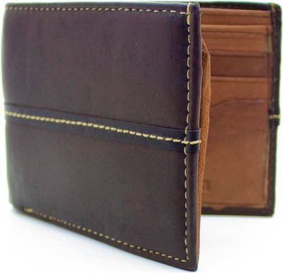 

Nietz Men Black Genuine Leather Wallet(10 Card Slots)