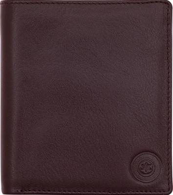 

POLLSTAR Men Brown Genuine Leather Wallet(9 Card Slots)