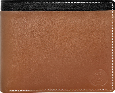 

POLLSTAR Men Tan Genuine Leather Wallet(8 Card Slots)