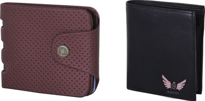 

Martell Men Pink Artificial Leather Wallet(2 Card Slots), Black