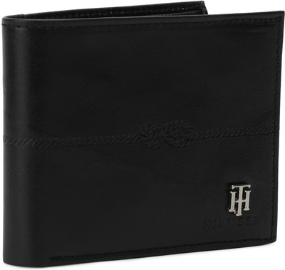 

Tommy Hilfiger Men Casual Black Genuine Leather Wallet(4 Card Slots)