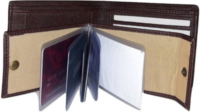 

Hilander Men Brown Artificial Leather Wallet(9 Card Slots)