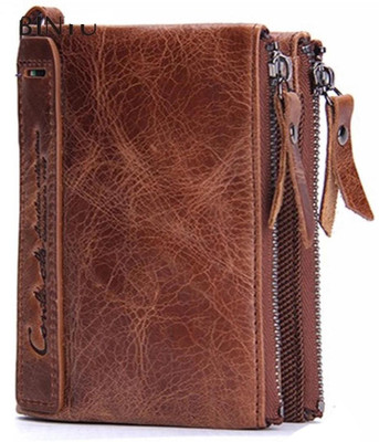 

Tinera Trends Men Brown Genuine Leather Wallet(6 Card Slots)