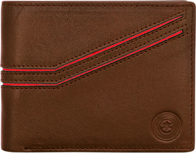 

POLLSTAR Men Tan Genuine Leather Wallet(6 Card Slots)