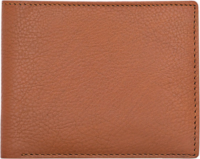 

POLLSTAR Men Tan Genuine Leather Wallet(4 Card Slots)