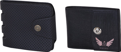 

Martell Men Black Artificial Leather Wallet(2 Card Slots)
