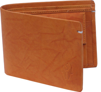 

SAMTROH Men Tan Genuine Leather Wallet(5 Card Slots)