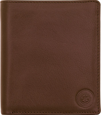 

POLLSTAR Men Tan Genuine Leather Wallet(9 Card Slots)