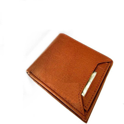 

R.S Style Men Brown Artificial Leather Wallet(6 Card Slots)