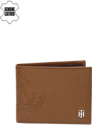 

Tommy Hilfiger Men Casual Tan Genuine Leather Wallet(11 Card Slots)