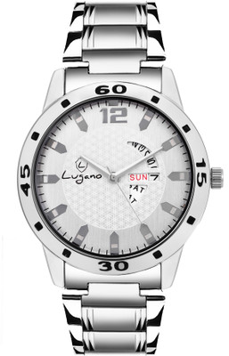 

Lugano DE1057LG Day & Date Series Watch - For Men