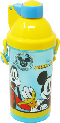 Disney Mickey 500 ml Water Bottle(Set of 1, Orange, Yellow) Disney Mickey 500 ml Water Bottle(Set of 1, Orange, Yellow)