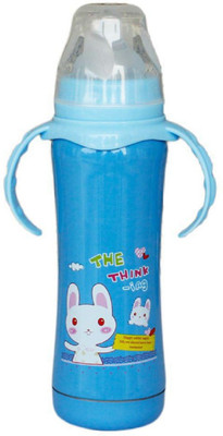 

Croox 240 ML Thermal Insulation Stainless Steel Baby Feeding Bottle - (Sky Blue) BABY FEEDING BOTTLE 240 ML - 240 ml(Sky Blue)