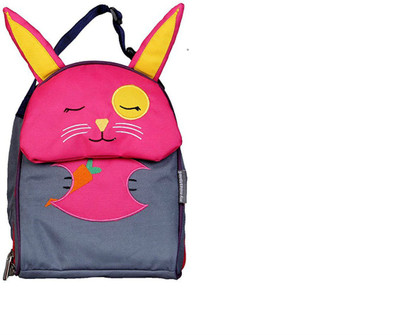 

Shrih 3D Animal faced Premium Lunch Bag/Preschool Bag Waterproof School Bag(Pink, 5 L)