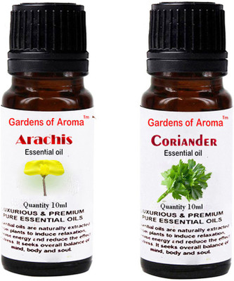

Gardens Of Aroma Arachis Essential Oil And Coriander Essential Oil(20 ml)