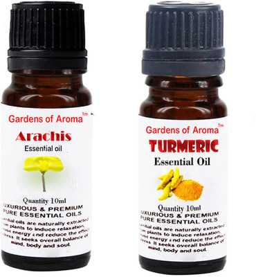 

Gardens Of Aroma Arachis Essential Oil And Tumeric Essential Oil(20 ml)