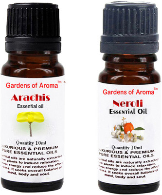 

Gardens Of Aroma Arachis Essential Oil And Neroli Essential Oil(20 ml)
