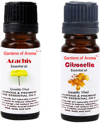 

Gardens Of Aroma Arachis Essential Oil And Citronella Essential Oil(20 ml)