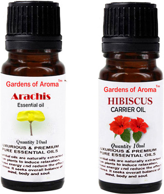 

Gardens Of Aroma Arachis Essential Oil And Hibiscus Carrier Oil(20 ml)