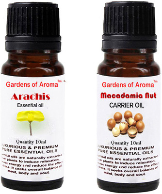 

Gardens Of Aroma Arachis Essential Oil And Macadamia Nut Carrier Oil(20 ml)