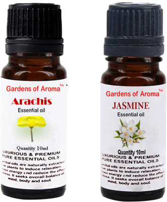 

Gardens Of Aroma Arachis Essential Oil And Jasmine Essential Oil(20 ml)