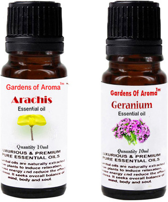 

Gardens Of Aroma Arachis Essential Oil And Geranium Essential Oil(20 ml)