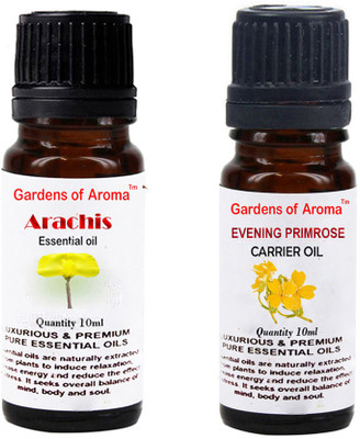

Gardens Of Aroma Arachis Essential Oil And Evening primrose Carrier Oil(20 ml)