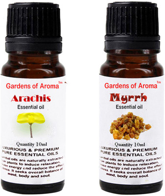 

Gardens Of Aroma Arachis Essential Oil And Myrrh Essential Oil(20 ml)