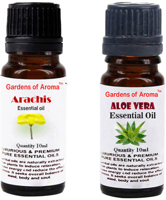

Gardens Of Aroma Arachis Essential Oil And Aloe vera Essential Oil(20 ml)