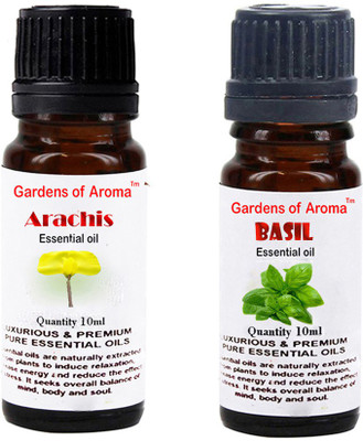 

Gardens Of Aroma Arachis Essential Oil And Basil Essential Oil(20 ml)