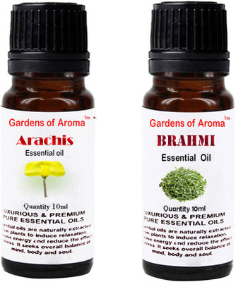 

Gardens Of Aroma Arachis Essential Oil And Brahmi Essential Oil(20 ml)