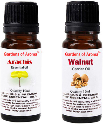 Gardens Of Aroma Arachis Essential Oil And Walnut Carrier Oil(20 ml)