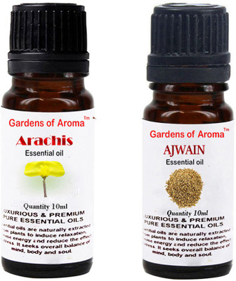 

Gardens Of Aroma Arachis Essential Oil And Ajwain Essential Oil(20 ml)