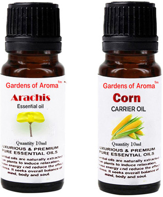 

Gardens Of Aroma Arachis Essential Oil And Corn Carrier Oil(20 ml)