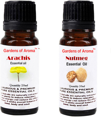 

Gardens Of Aroma Arachis Essential Oil And Nutmeg Essential Oil(20 ml)