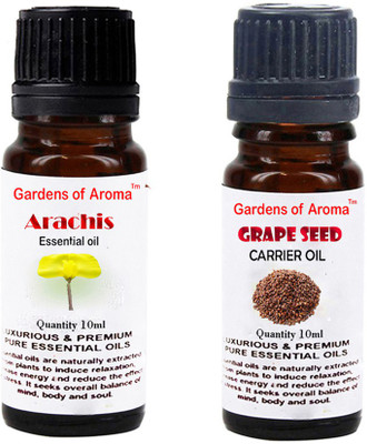 

Gardens Of Aroma Arachis Essential Oil And Grapeseed Carrier Oil(20 ml)