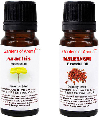 

Gardens Of Aroma Arachis Essential Oil And Malkangani Essential Oil(20 ml)