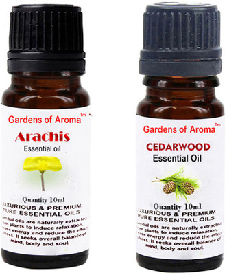 

Gardens Of Aroma Arachis Essential Oil And Cedarwood Essential Oil(20 ml)