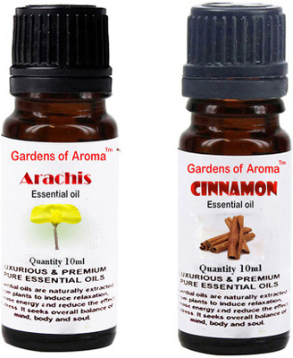 

Gardens Of Aroma Arachis Essential Oil And Cinnamon Essential Oil(20 ml)