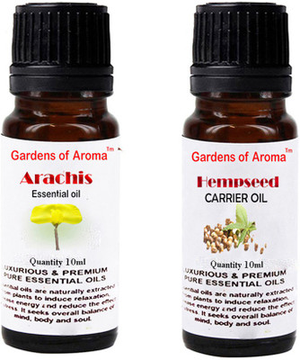 

Gardens Of Aroma Arachis Essential Oil And Hepmseed Carrier Oil(20 ml)