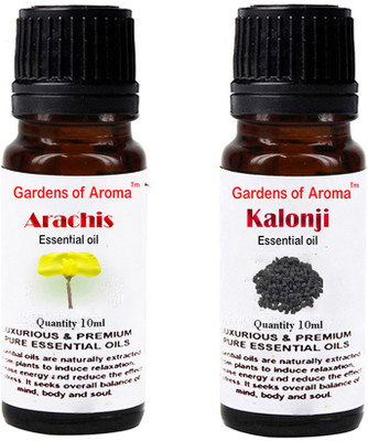 

Gardens Of Aroma Arachis Essential Oil And Kalonji Essential Oil(20 ml)