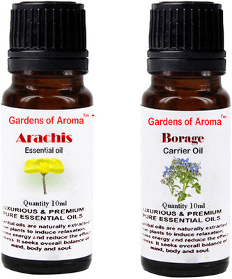 

Gardens Of Aroma Arachis Essential Oil And Borage Carrier Oil(20 ml)