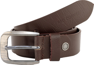 

RED Corvett Men Casual Brown Genuine Leather Belt